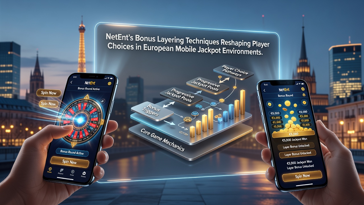 Europese spelers analyseren bonus lagen in mobiele NetEnt jackpots